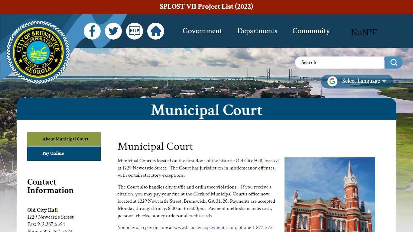Municipal Court | Brunswick, GA